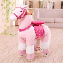 포니사이클 흔들목마 말 승마 조카 선물 포니 사이클 장난감, M 뉴 핑크