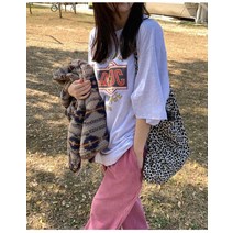 레오파드 호피 에코백 공효진 송혜교 연예인 숄더백