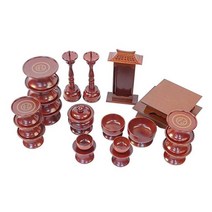 차례 그릇 복 제기 제수 용품 제사상 목기 낱개 구매, 왁스 스탠드