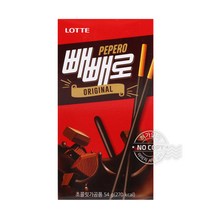 롯데 빼빼로 초코54g 인기과자 간식 스낵 군것질거리, 1개