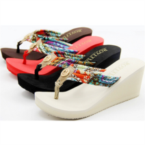 보헤미안 웨지 쪼리