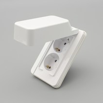 방우형 2구 콘센트, 1개