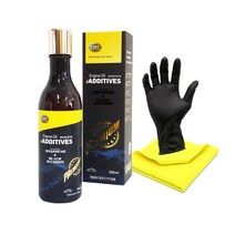 헬라 그래핀 블랙다이아몬드 차량용 엔진 오일 첨가제 280ml 코팅제 승용차 + 장갑 타월, 가솔린/휘발유