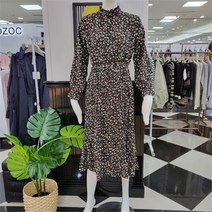 [오조크(아울렛)] 오조크 DP01 플라워 플리츠 원피스 FOPMCOV719K