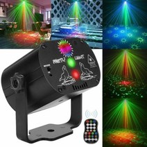 RGB 디스코 볼 파티 조명 DJ 디스코 빛 LED 프로젝터 스트로브 램프 생일 파티 자동차 클럽 바 가라오케 크, USB CHARGING