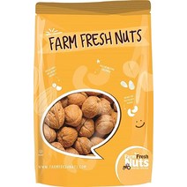 수입견과 In Shell Walnuts 2 Lbs. - 큰 천연 캘리포니아 호두 오메가 3의 훌륭한 공급원 신선한 새 작물 풍미가 넘치는 Farm Fresh Nuts Brand, [04] 4파운드