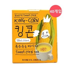 든든한 옥수수 콘차 킹콘40스틱 탕비용품 먹기편한, 상세페이지 참조, 상세페이지 참조, 상세페이지 참조