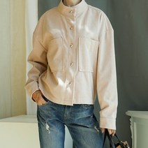 울함유 헤링본 체크 자켓