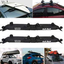 스노우보드데크 스노보드 스노우보드장비 car Roof soft rack carrier stand auto 루프 탑 수하물 carry load 60kg kayak paddle, 없음