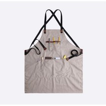 작업실 목공 공예 공구수납 작업용 앞치마 타카걸이, KHAKI