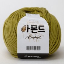 아몬드 뜨개실 코마면 튜브사 면사 가방 의류 인형 만들기 소품실 아기실 패브릭얀 코바늘실, 25.머스타드