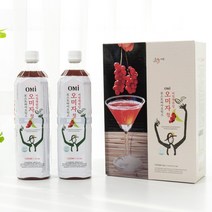 [KT알파쇼핑]문경 비정제원당 오미자청 포스트 바이오틱스 1L*2병