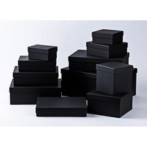 [와니유니] 고급싸바리박스 무지선물상자 선물포장박스 블랙상자, 2814_블랙 32x23x7