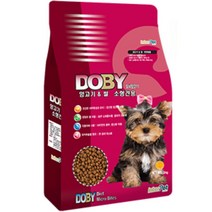 닥터도비 소형견 알갱이작은사료 양고기 3kg 중형견 말티즈 개 도그 노견