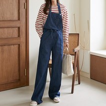 메이비누스 여자 와이드 데님 청 오버롤 멜빵바지 멜빵 청바지