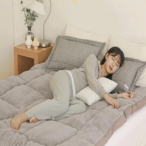 바닥이불 접이식매트릭스 두꺼운 양면 바닥용 겨울토퍼 수면매트 원룸침대 메모리폼