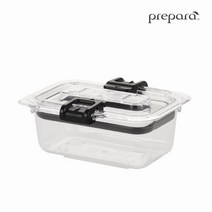 프리파라 트라이탄 밀폐용기 직사각 250ml 4p, 없음