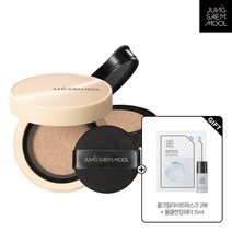 정샘물 스킨 누더 커버레이어 쿠션본품+리필+ 물크림 라이트 마스트 2매 + 물 클렌징 워터 15ml, 01. 페어라이트 SET