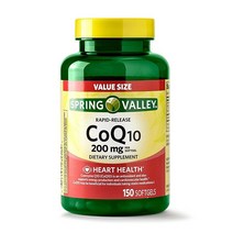 Spring Valley CoQ10 Rapid Release 스프링밸리 코큐텐 200mg 150정 1개
