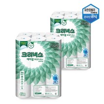 크리넥스 에어셀 물에 잘 녹는 화장지 프리미엄 45m 24롤 x 2팩 45090, 단품