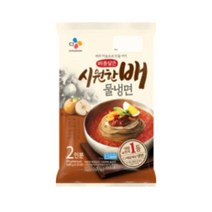 CJ 초간단 매콤달큰시원한배물냉면1940g(2인) 식사대용 청소년 아이들 여름별미 자취 혼밥 손님 생파, 2개