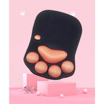 귀여운 고양이발 마우스패드 파스텔마우스패드 손목보호, 핑크