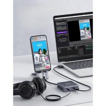 Haibeisi 라이브전용 비디오 캡쳐카드 노트북 게임 방송, USB3.0 1080P/60Hz