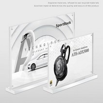아크릴 가림막 칸막이 책상 테이블 비말차단 B타입, 세로 A6