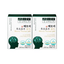 포스파티딜세린 식약청인증 기억력 인지력 개선 PS 혈행 은행잎추출물 징코 최대함량 메모리 투모로우 골드, 2개, 30정