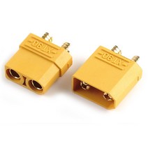 XT90 커넥터 콘넥터 DC잭 전기자전기 드론 RC 배터리, XT091. 숫컷 ( XT90 )