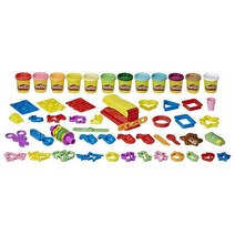 Play-Doh 울트라 펀 팩토리 번들 멀티팩 47피스 세트 만 3세 이상 아동용 모델링 컴파운드 색상 12색 각 88.7ml(3온스) (아마존 독점), Multipack Set
