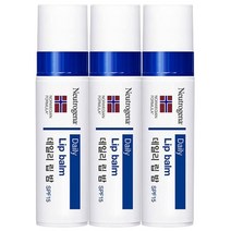뉴트로지나 노르웨이젼 포뮬러 모이스처 데일리 립밤 4g / 입술보습 립, 3입, 무색상/무향