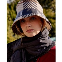 22FW 브라운 로고장식 여성 벙거지모자 DBHE2F665W3