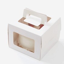 케이크캔들 포장박스 받침포함 ( 색상선택 ), [ 화이트 ]