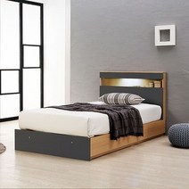 DJAGSO 디자인 A형 통판형 슈퍼싱글침대 BS-35, 02.슈퍼싱글(화이트)