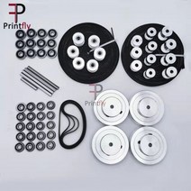 VORON 2.4 Set GT2 LL2GT RF 개방 타이밍 벨트 2GT 16T 80T 20T 치아 풀리 1882GTRF 샤프트 베어링 625 F695 2RS 모션 부품, 2GT Open Belt 5M, WHITE