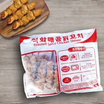 직화 매콤 닭꼬치 800g (50g x 16개) 수제 냉동 숯불 캠핑 닭꼬치, 1개