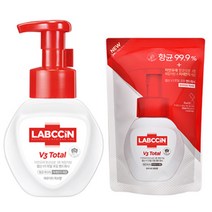 랩신 V3 토탈 포밍 핸드워시 용기250ml 1개+200ml리필1개, 1세트