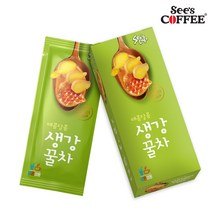 씨즈커피 매콤달콤 생강꿀차 _여행할때 사무실에서 간편 1회 1봉지 ( 45g x 8개 )