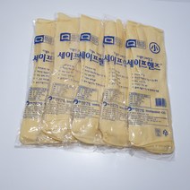 세이프핸즈 다용도고무장갑 아이보리색 소 30컬레, 1개