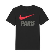 나이키 나이키 PSG 스우시 클럽 반팔티 여자 CW4088-011