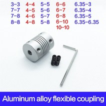 커플링 CNC 모터 조 샤프트 플렉시블 1PC MINGPING (Size : 6.35mm 4mm), 12 6mm 7mm