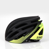 심스 자전거 헬멧 전동킥보드 + 스포츠선글라스, BK_YELLOW