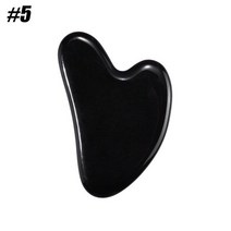 BYEPAIN-괄사 도구 긁기 마사지 자연 비안 스톤 페이셜 스킨케어 스파 2피스, 05 type5