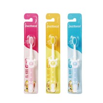 닥터이엘 키즈 칫솔 초극세모 곰돌이 캐릭터 유아 칫솔 3세 4세 5세, 칫솔 3개