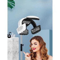 히팅기 헤어열기구 헤어샵 파마 스타일링 세팅기 머신, 수직 블랙 디스크 강화 다리