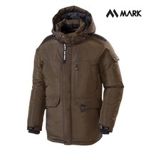 MARK 반사전사 메모리 웰론 자켓 카키 숏패딩 MK-3043