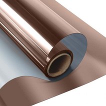 단방향 창 필름 개인 정보 자외선 유리 스티커 음영 반사 접착, 04 Brown-silver_07 50x300 cm