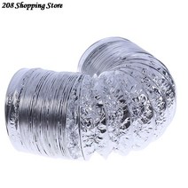 저무리 100mm/ 4 inch 인공 호흡기 파이프 알루미늄 튜브 공기 환기 호스 유연한, 단일옵션