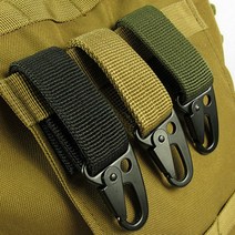 molle 키퍼홀더 밀리터리 벨트 키홀더 택티컬 열쇠고리, 블랙